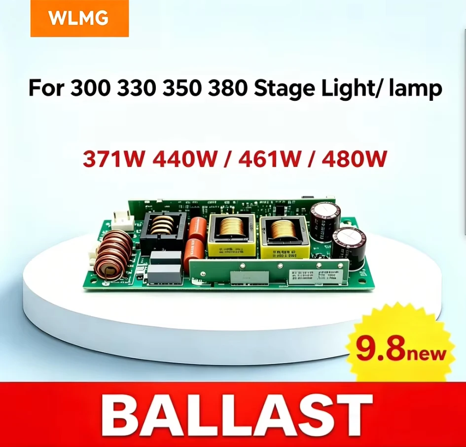9.8 New 15R 300W 16R 330W 17R 350W 18R 380W 371W Ballast Stage Lighting Moving Head Light Sharpy Bulb Head Light Power Supply