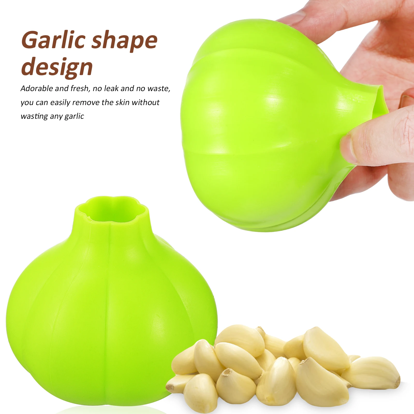 

Silicone Garlic Peeler Kitchen Tool Peelers Skin Remover Gadget Machine Efficient Practical Safe Easy Use Squeezer