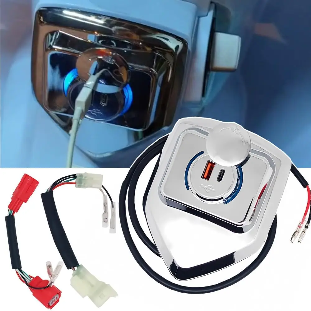 

Быстрое зарядное устройство для мотоцикла PD TYEP-C, комплект USB-порта с разъемом, подходит для Honda C125 Super Cub 125