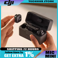DJI Mic Mini 2TX 1RX Add Charging Case 48-Hour Operation Two-Level Active Noise Cancelling High-Quality Audio Stable Transmissio
