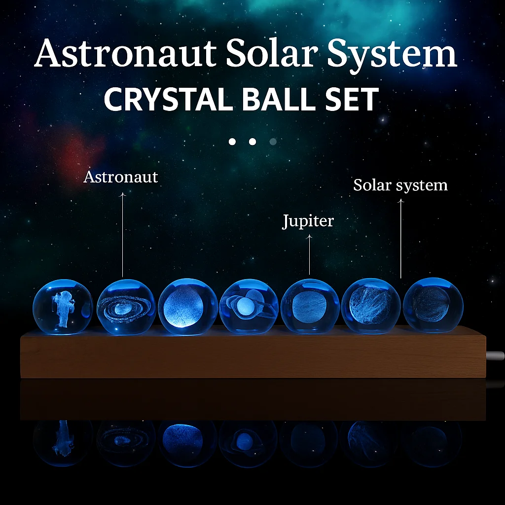 

7. Старшие галактики, планеты, ночные огни, хрустальные шары, фэнтезийное украшение для рабочего стола, подарок на день Святого Валентина, Рождество, день рождения, домашний декор