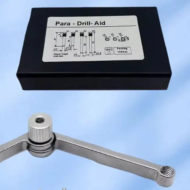 

Набор стоматологических инструментов: параллельный имплантационный шаблон, направляющий инструмент для имплантации, позиционер для дентальных имплантатов