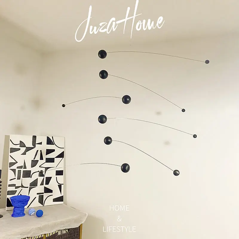 Balance Charm Hanging Wind Chimes, DIY Material Pack, Creative Home Pendant, Ceiling Adhesive Hook, Gift