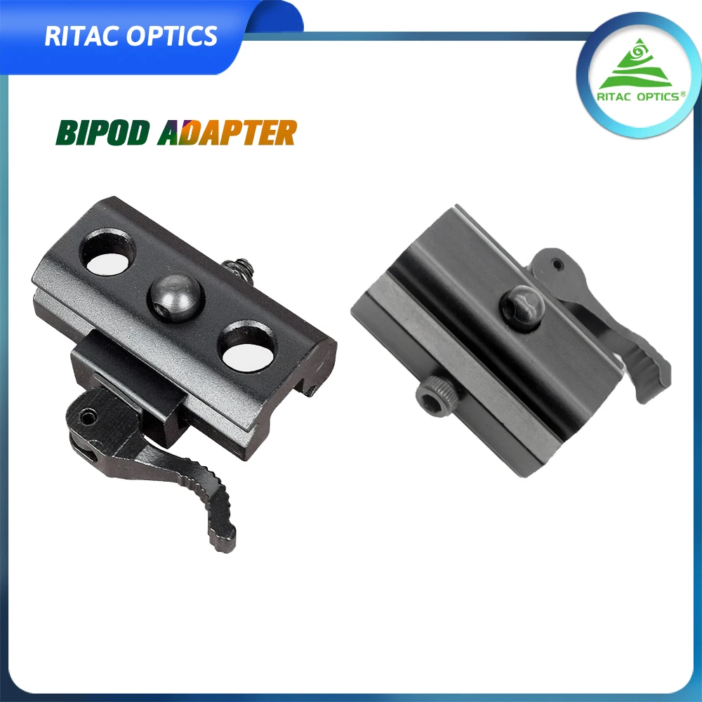 

QD Harris Style Bipod Sling Swivel Adapter20mm Hunting Weaver Picatinny Rail Mount