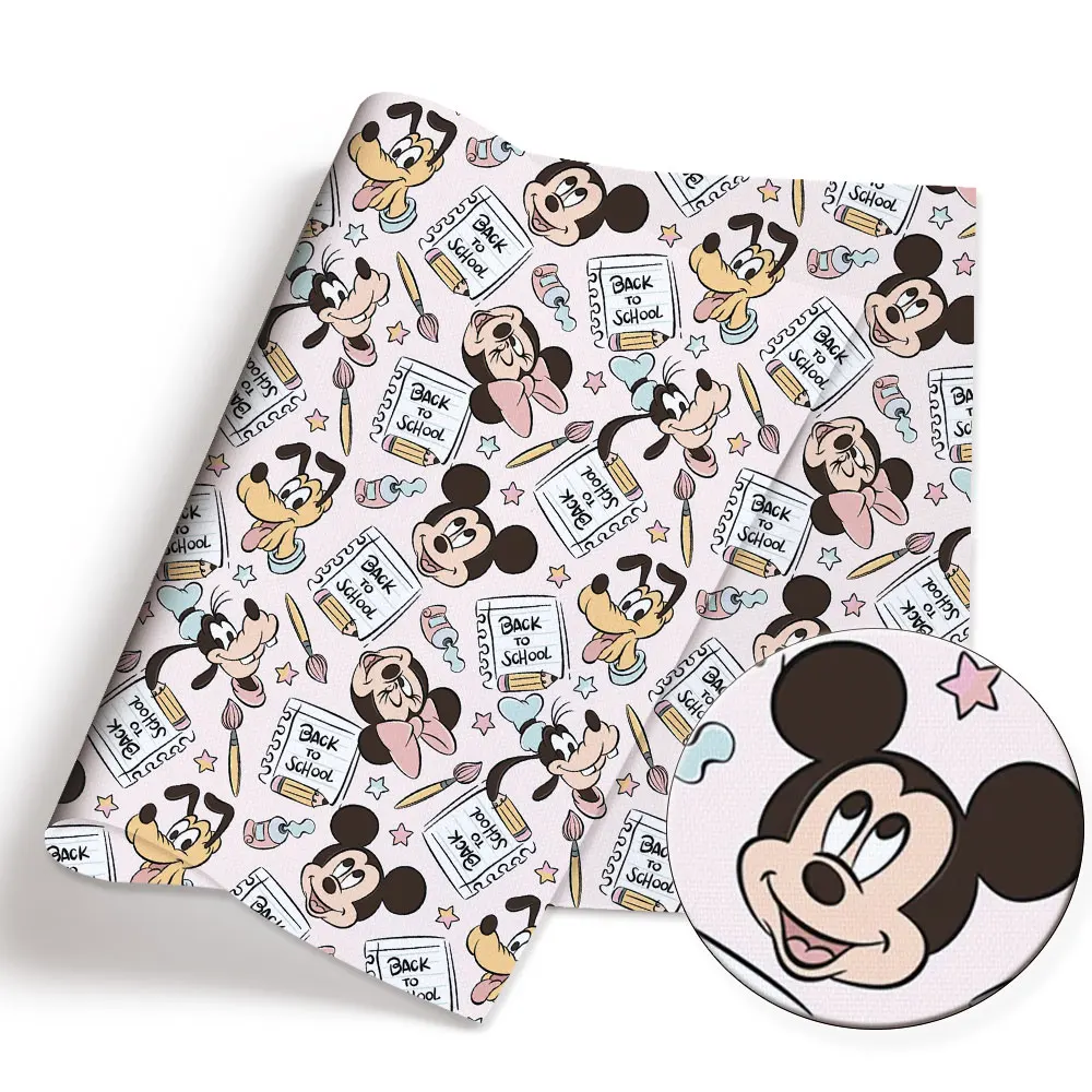 عيد الميلاد ديزني النسيج 140x50 سنتيمتر الكرتون نسيج القطن خليط الأنسجة طفل المنسوجات المنزلية الخياطة دمية فستان الستار البوليستر #6