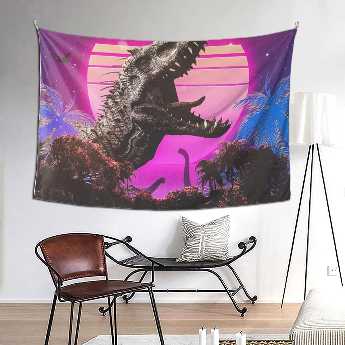 

Новый гобелен с изображением динозавра «Мир Юрского периода», забавный настенный гобелен, эстетическое украшение для дома, гобелены для гостиной, спальни, общежития