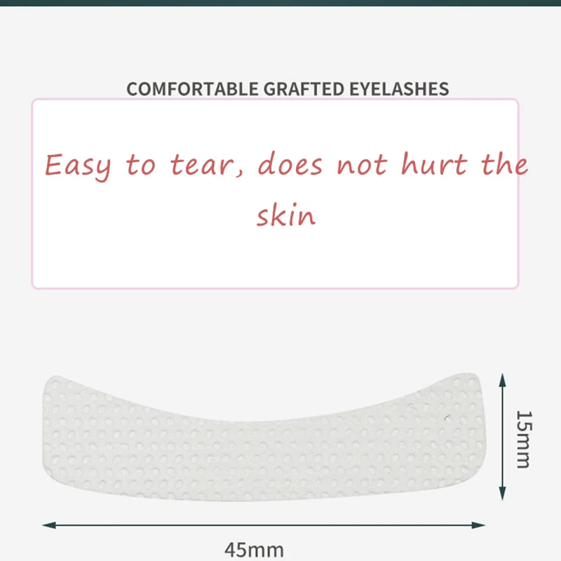 1pack Eyelash Extension Patch Tape Non-woven Fabrics Under Eye Pads Sticker Lash Extension Accessories Makeup Tool 100pc