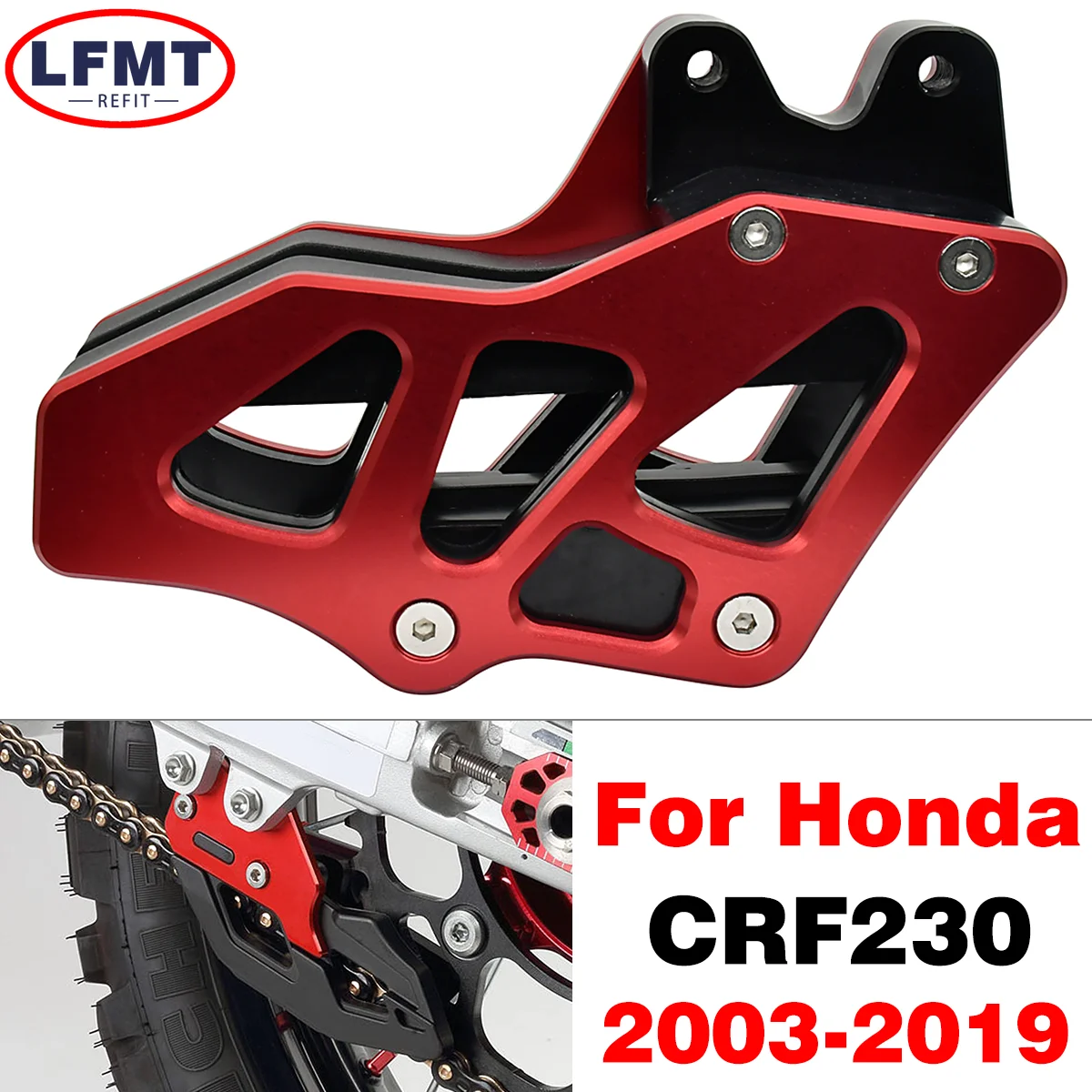 

Motorcycle CNC Chain fairlead Guide Protector For Honda CRF 150F 230F 250F CRF150F 2003-2017 CRF230F 2003-2019 CRF250F 2019-2021