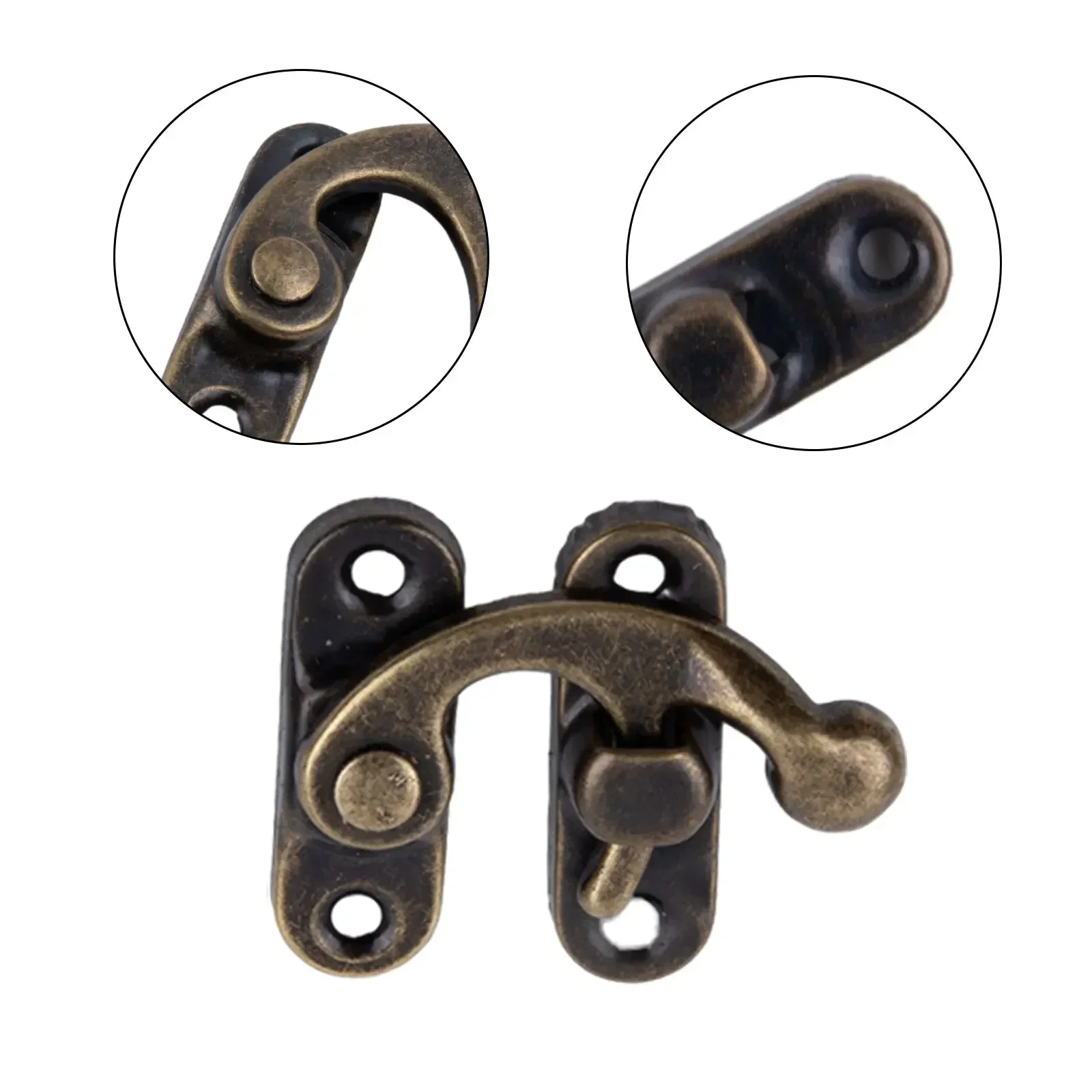 30 Pieces Iron Padlock Hasp Hook Locks In Antique Bronze Finish For Mini Jewelry Boxes And Wooden Storage Solutions