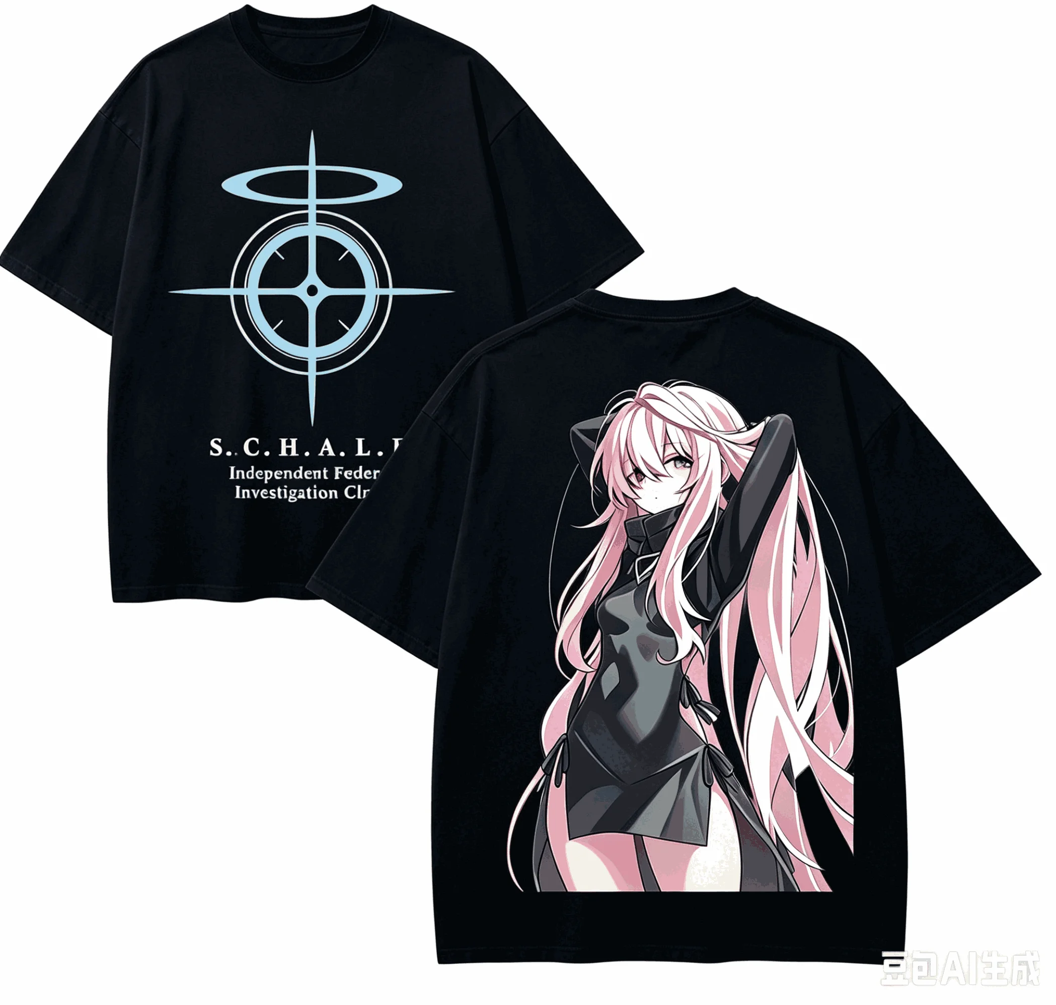 Blue Archive Anime Lover T-shirt Harajuku Cotton New Model High Street Retro Fashion Oversized Unisex high quality Classic soft