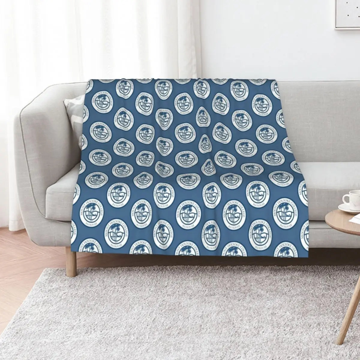 Mount Holyoke College Throw Blanket Comforter Giant Sofa For Decorative Sofa Moving decorative Decoratives Blankets