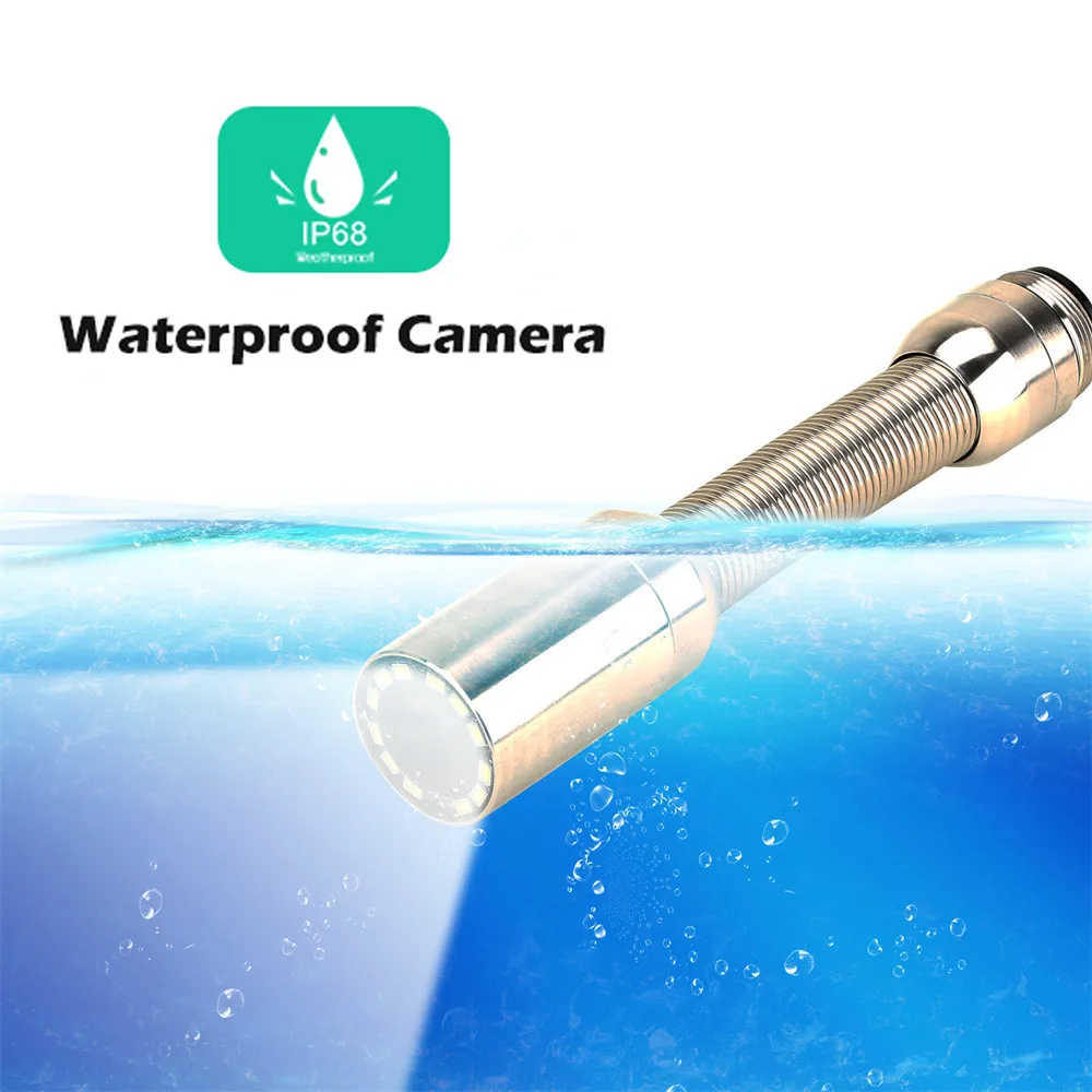 

Replacement Camera Head 17MM/22MM/23MM CVBS, 12LED 1000L HD, 145° View,Repair Part for Pipeline Sewer Snake Camer
