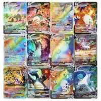 20-100pcs Pokemon Cards GX Vmax EX Shining French Spanish German Italian Game Battle Trading Collection English Cards Toys Gifts
