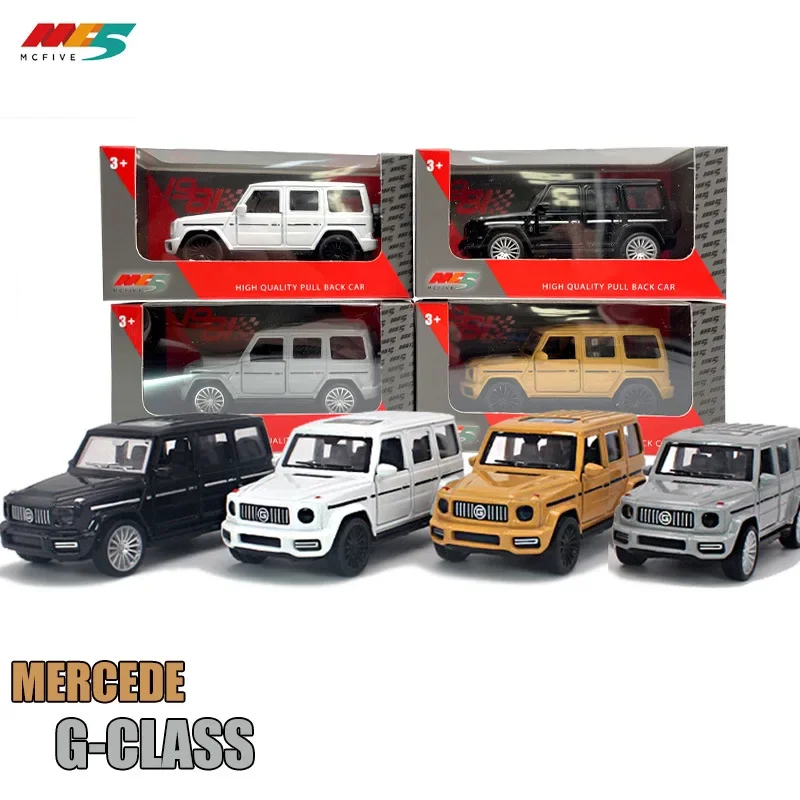 1: 43 Mercedes Benz Big G Alloy Car Model Off road Vehicle Double Return Force Open Door Toy Gift for Boys and Children