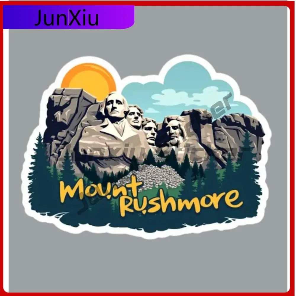 

Mount Rushmore National Memorial Sticker Personality Decals Motorcycle Stickers Energy Suv Bodywork Guitar Car Cover Waterproof