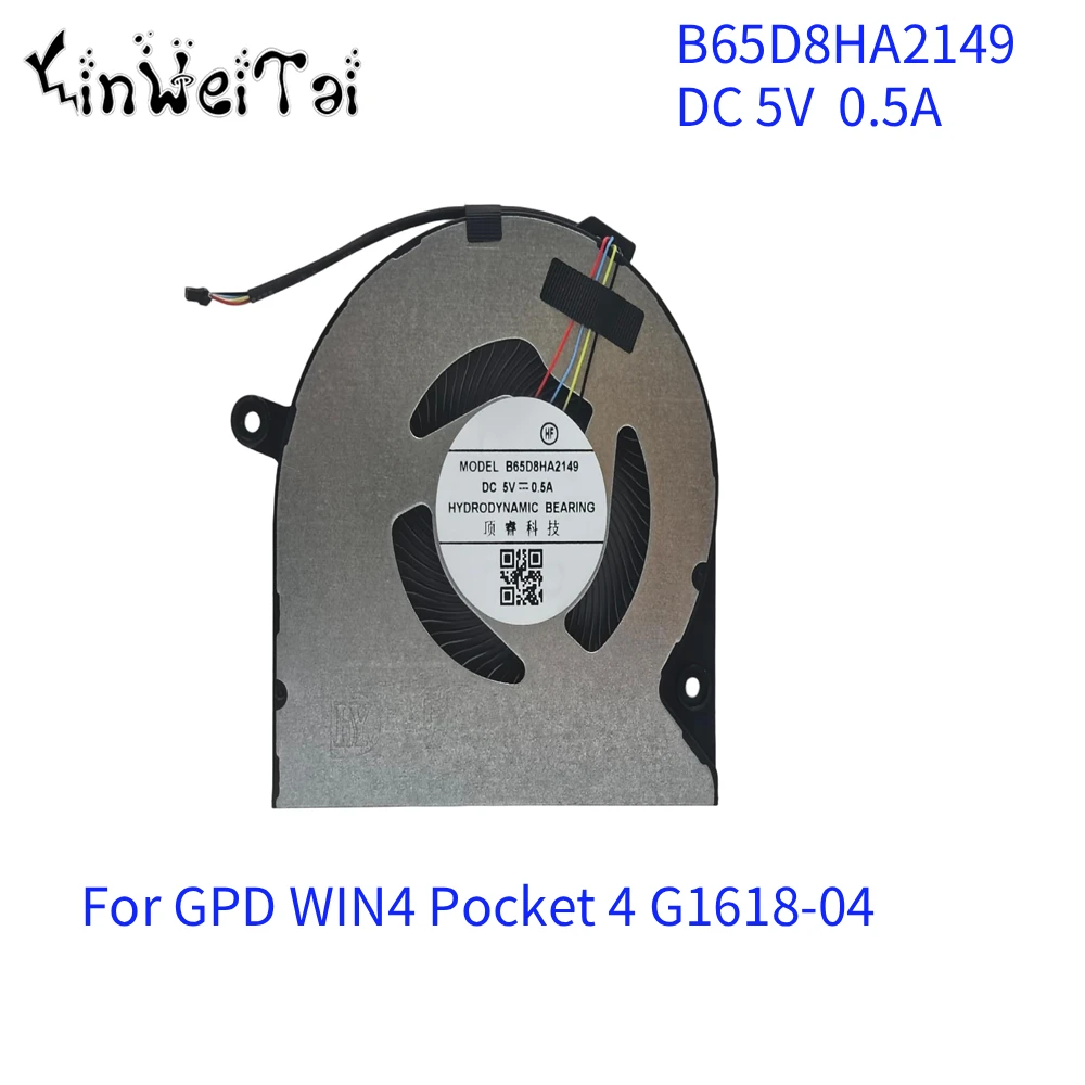 New Original Mini pc CPU Cooling Fan For GPD WIN4 Pocket 4 G1618-04 MODEL B65D8HA2149 DC 5V 0.5A