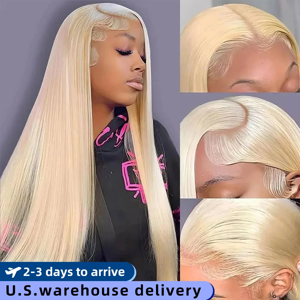 

40 Inch 613 Hd Lace Frontal Wig 13x6 13x4 Blonde Straight Lace Front Wigs Human Hair Brazilian Colored Human Hair Wigs For Women