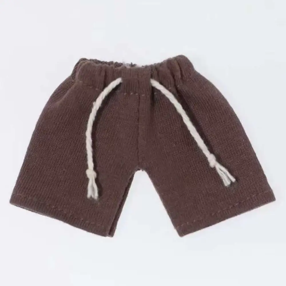 Casual Wear Doll Clothes Shorts Solid Color Mini Toys Dress Up Accessories Elastic Waist Short Sleeve T-shirt