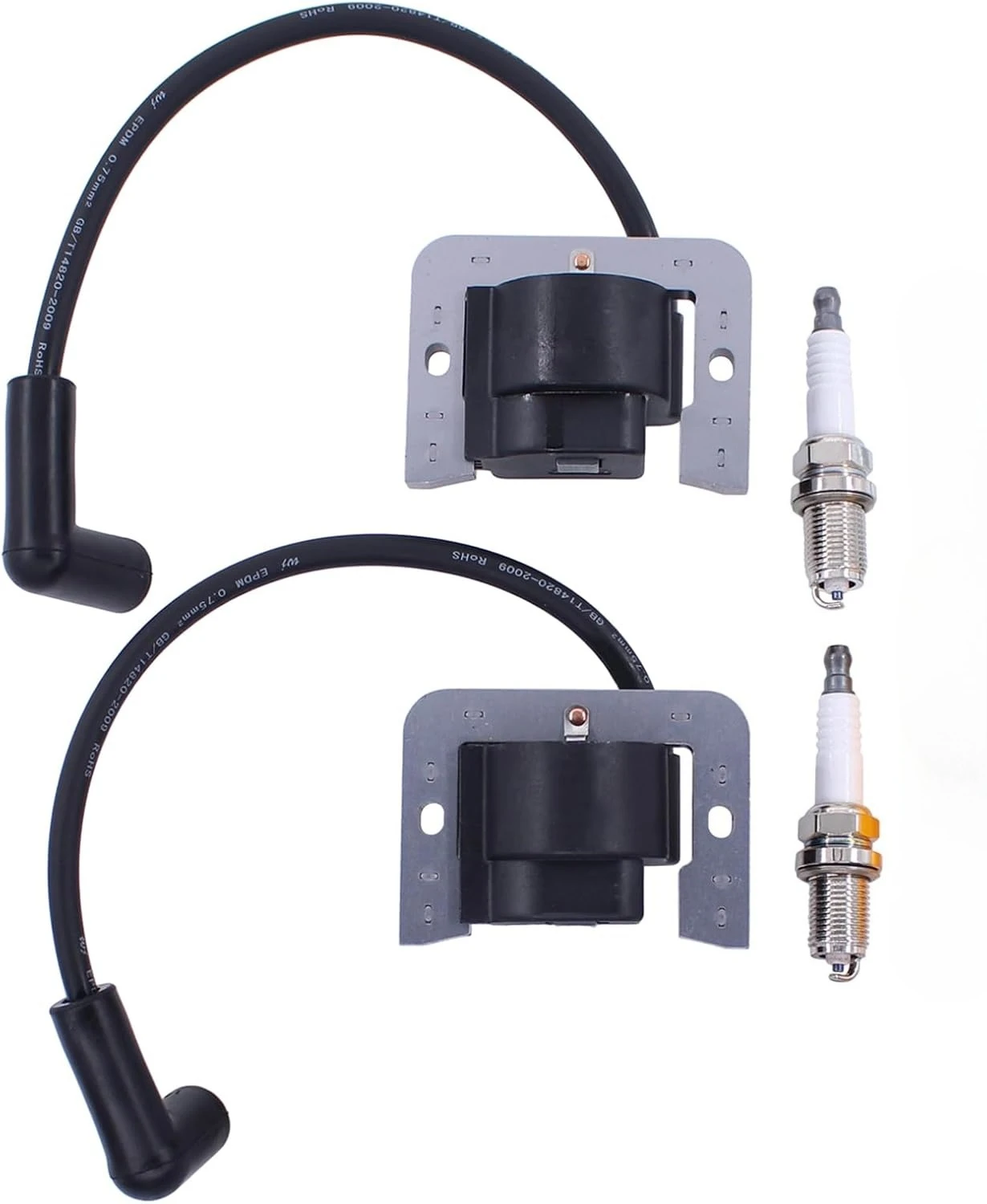 25 584 14-S Ignition Coil Module and Spark Plug for Kohler CV740 SV601 CH750 18  27 HP Command Pro Twin Engine 18.6 kW 20.1 kW