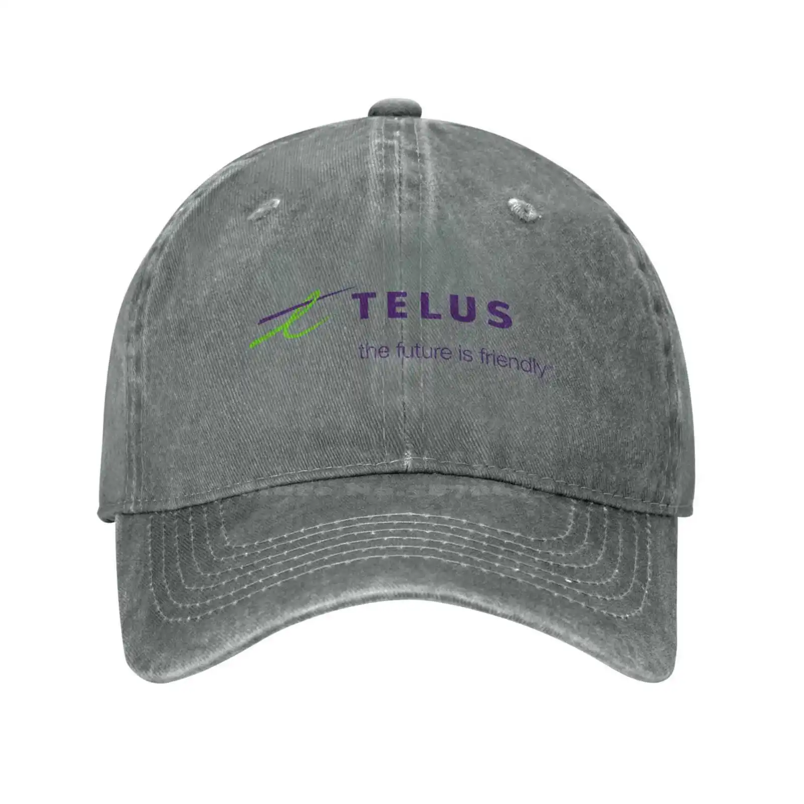 Telus Logo Mode Qualität Denim Mütze Strick mütze Baseball mütze