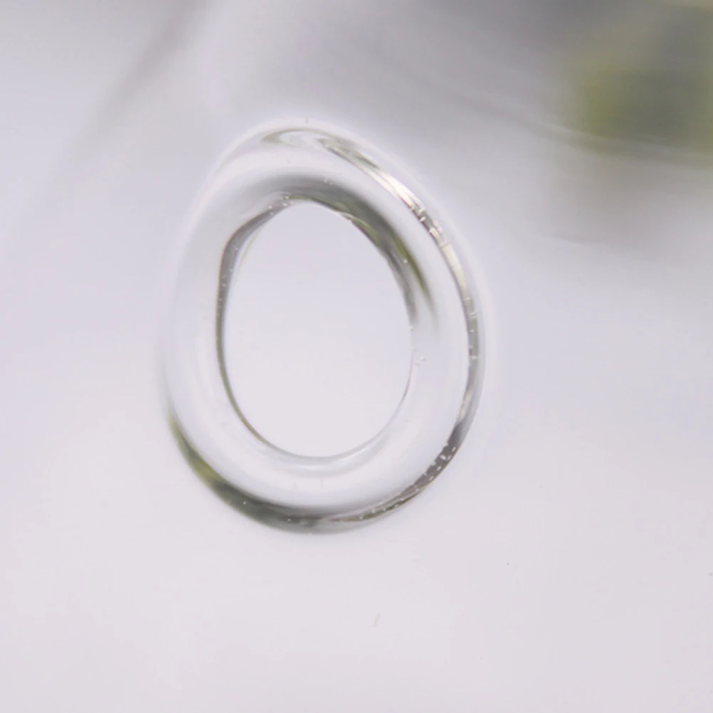 

2 Holes Light Bulb Shaped Glass Planters Wall Hanging Round Flower Vase for Air Plants Water Plants Home Office Decor Garden