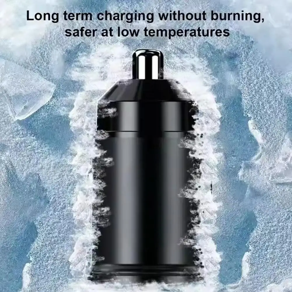 100w Car Charger Converter for iPhone Qc3.0 Dual USB Charging Port Design Suitable for Various Specifications of Car Models view 3