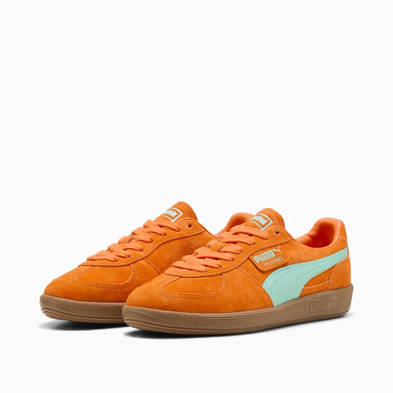 Puma genuine Palermo men's and women's low cut lace up fashionable trendy sneakers 396463-84
