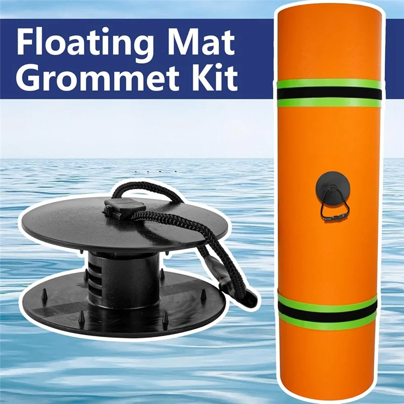 A03F-Floating Mats, Grommet Set Portable Floating Water Mat Tether Kit, Mat Tether Kit For Outdoor Water Activities
