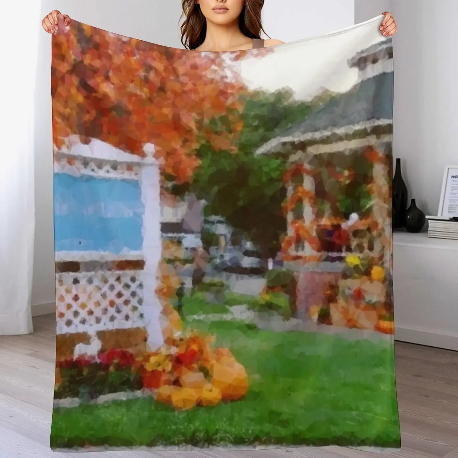 

Gazebo - Town Square - Autumn Throw Blanket Thins Sofa Giant Sofa Luxury Throw Blankets