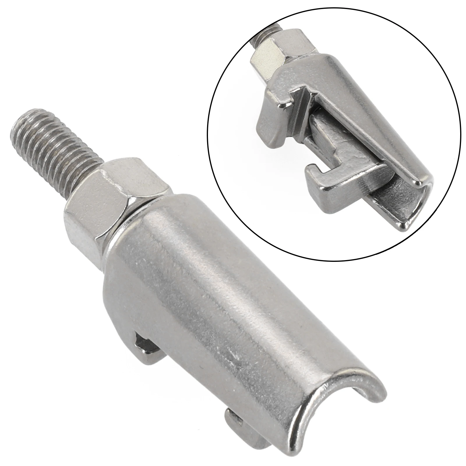 For Various Diameter Requirements Secure Jaw Clamp Double Jaw Clamp Vacuum Connection 60mm Length Reliable Grip