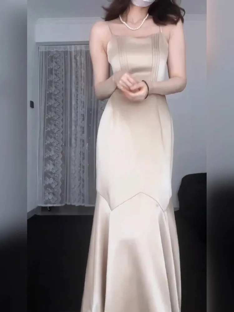 Ele French Sle Satijnen Wrap Dr Dames Cold Tone Personali Op maat gemaakte rok Tweedelige set voor Par Lente Zomer