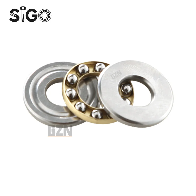 1Pcs F8-16M F8-19M F9-17M F9-20M F10-18M F12-21M F12-23M Mini 3-in-1 Plane Axial Ball Bearing Thrust Bearing