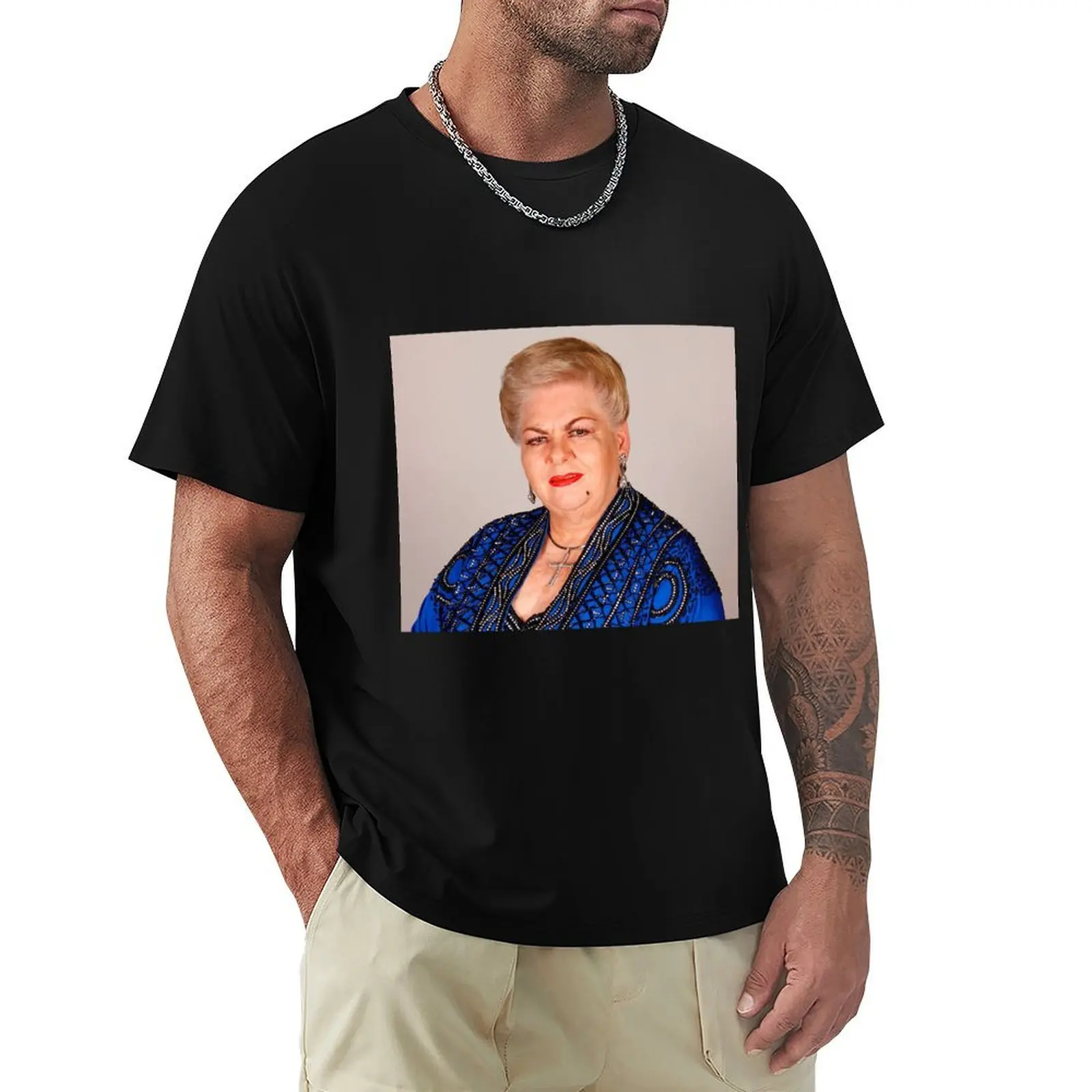 

Paquita la del Barrio music T-Shirt Construction Work Tee Shirt