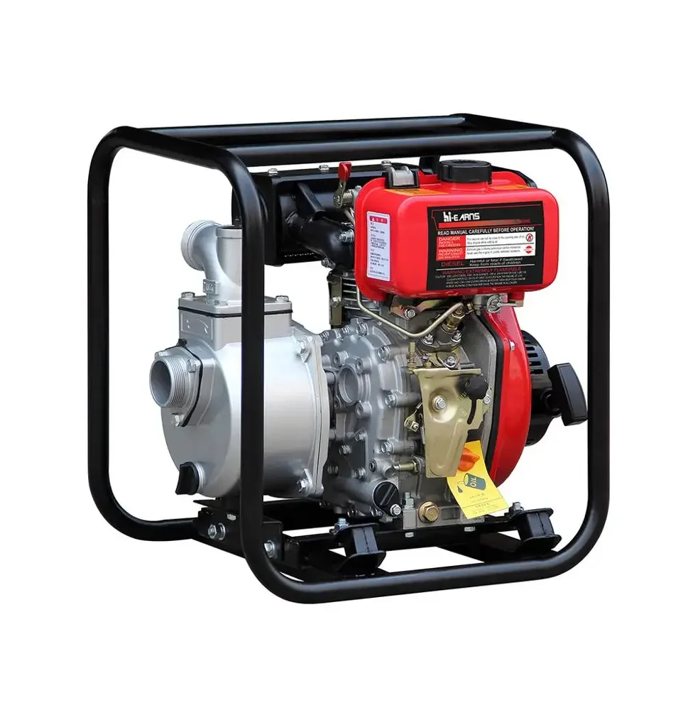 Hi-earns Brand 5hp engine output 2 inch home use air cooled die sel engine water pump