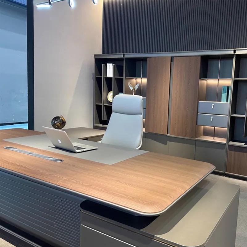 CEO desk E0 Grade Board Boss Executive High-End Leadership Office Furniture Manager President Desk