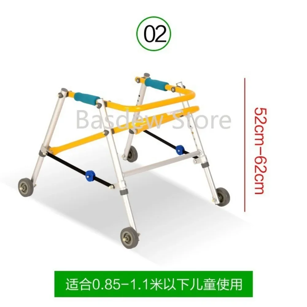 Directional Four-Wheel Limb Children Rehabilitation Equipment Training Equipment Stand Rack