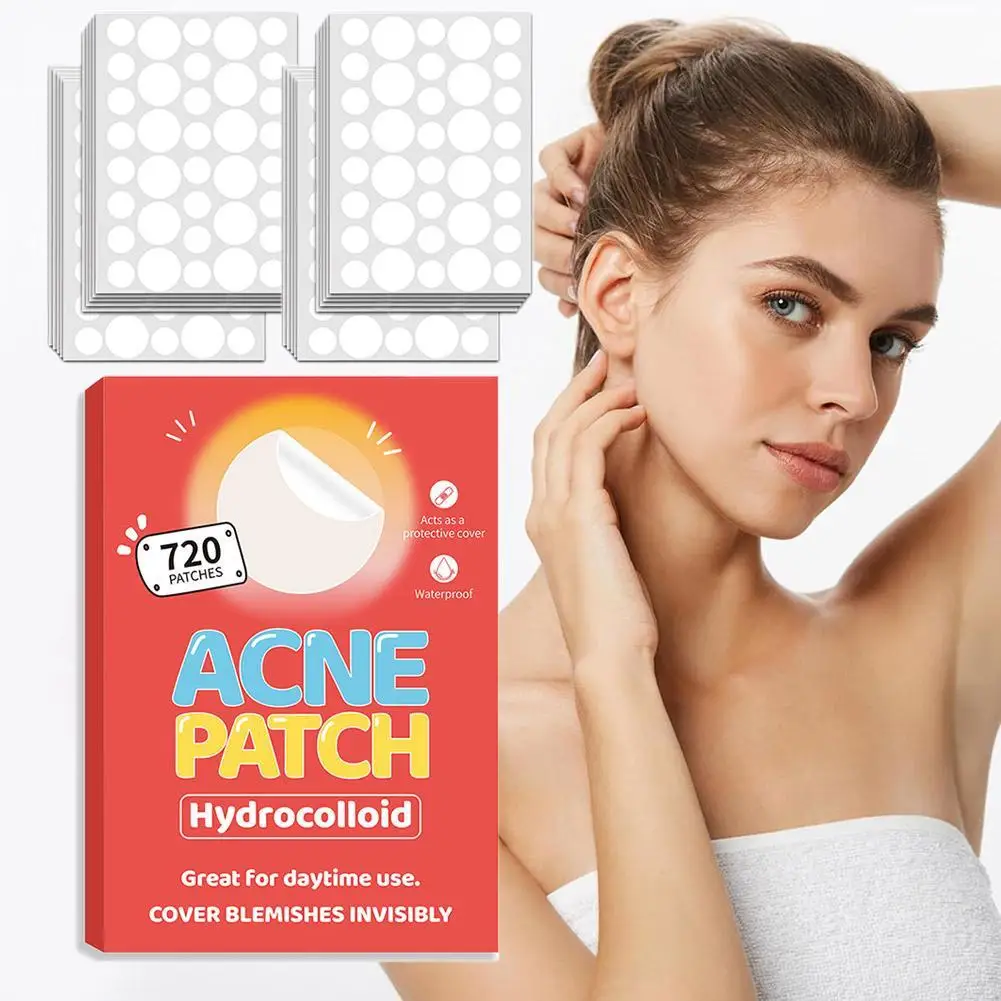 Cerotti idrocolloidi invisibili per coprire le zette e le imperfezioni, cerotti per brufoli dell'acne per adesivi per macchie del viso per tutti i tipi di pelle