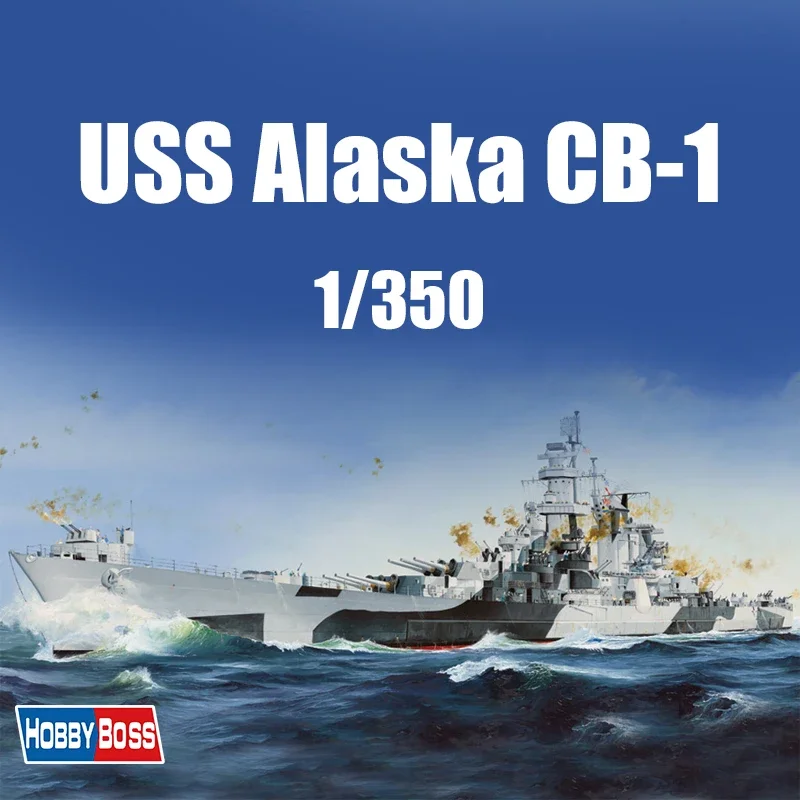 

Комплект пластиковой собранной модели корабля Trumpeter 86513, большой крейсер USS «Аласка» CB-1 1/350