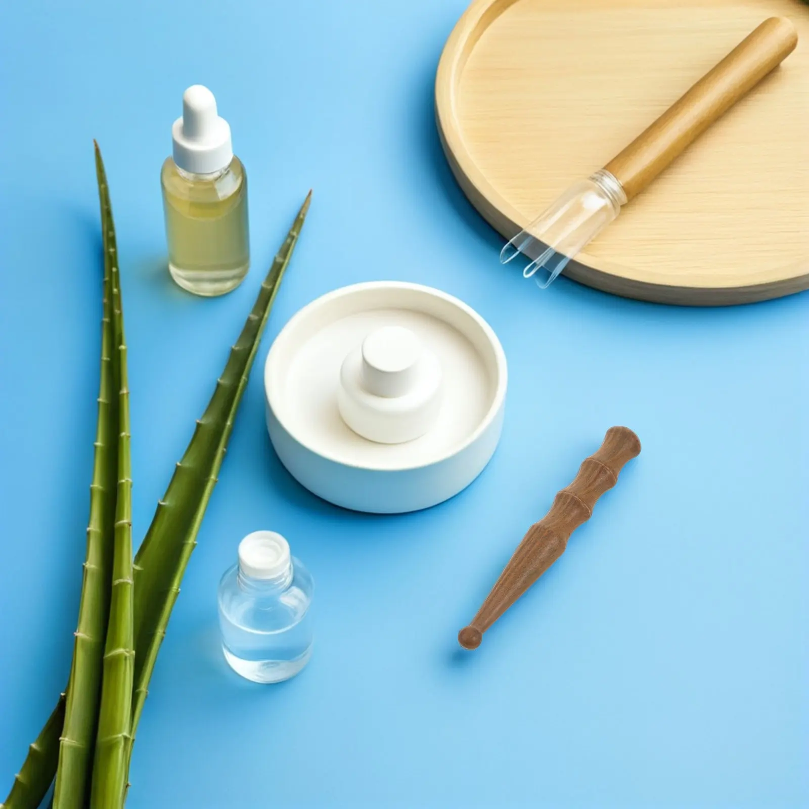 

Деревянный массажный ролик для акупрессуры стоп, рук и тела, инструмент для рефлексологии, тайский массажный ролик, портативный ручной массажер для точечного воздействия