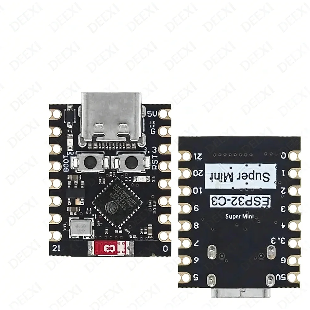 DEEXI ESP32 C3 Development Board Modules Super Mini Development Board 32-Bit Single-Core Processor ESP32 C3 16Pin Type-C