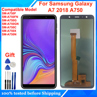 SM-A750F A750G Replacement For Samsung Galaxy A7 2018 A750 Mobile Phones LCD Panel Display With Touch Screen Digitizer Assembly