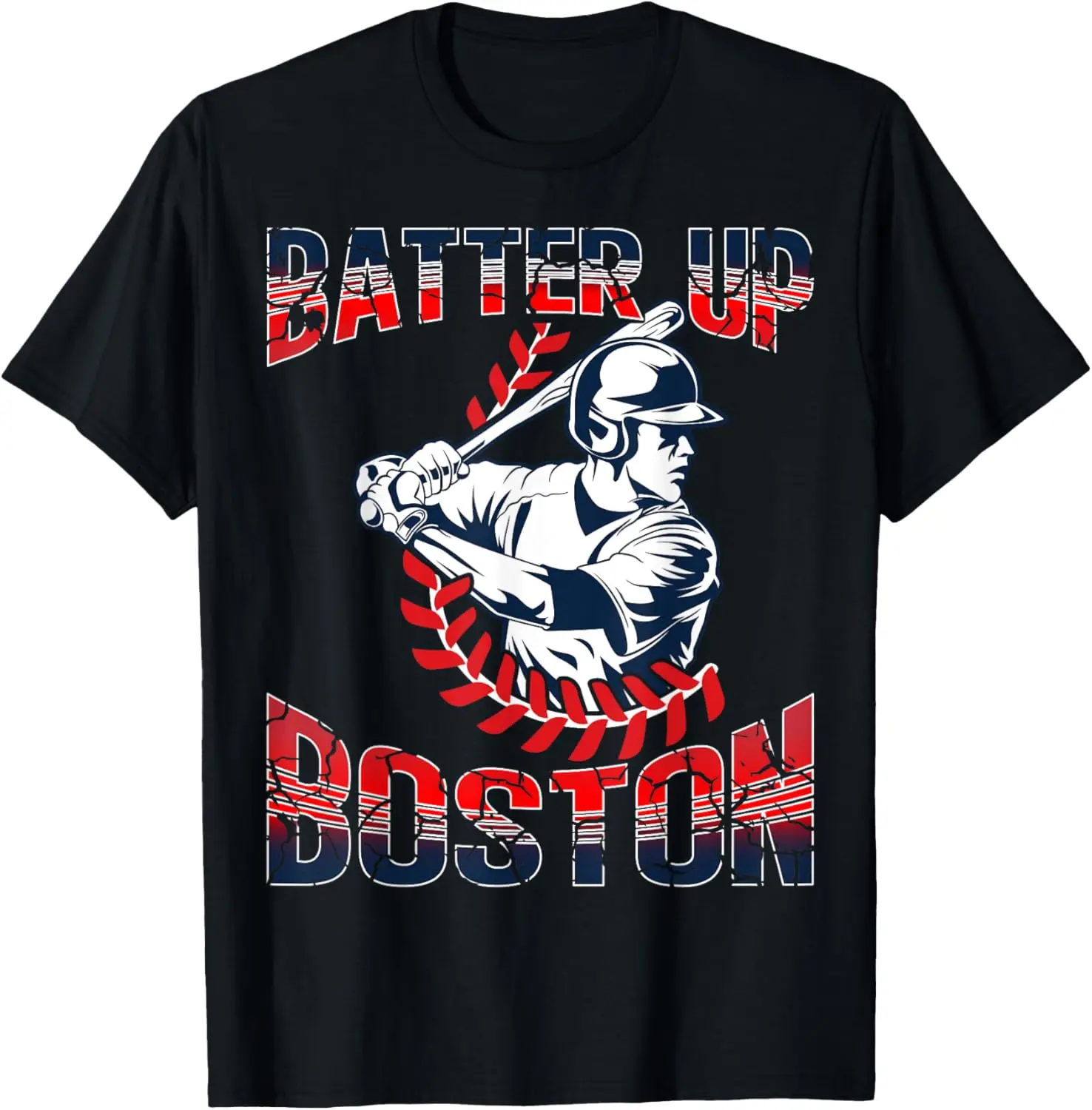 

Vintage Style Batter Boston Baseball Tee for Men & Women T-Shirt