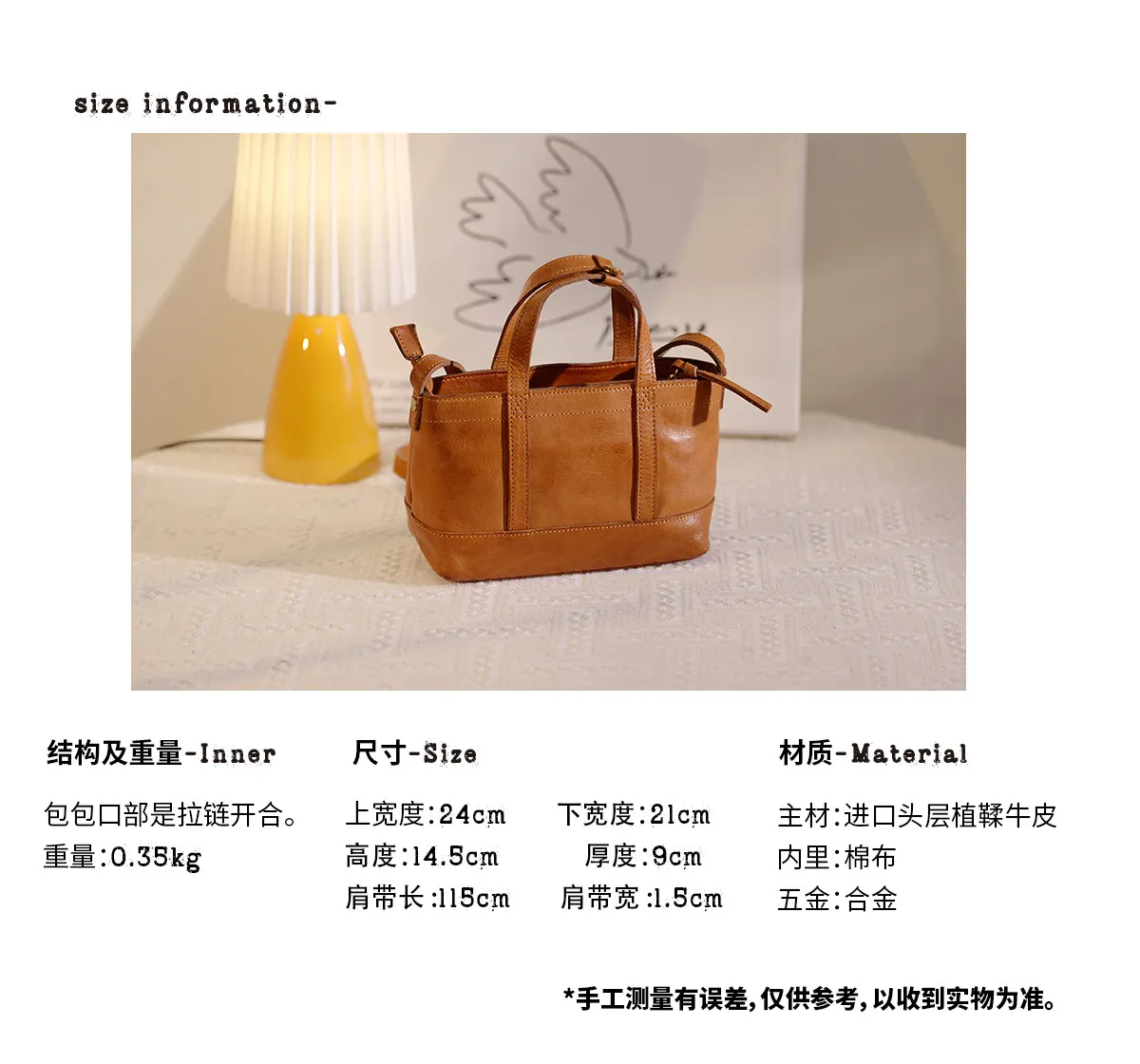 PNDME lässige handgefertigte Damen-Handtasche aus echtem Leder, modische Designer-Handtasche aus natürlich pflanzlich gegerbtem Rindsleder, Umhängetasche – Detail 3
