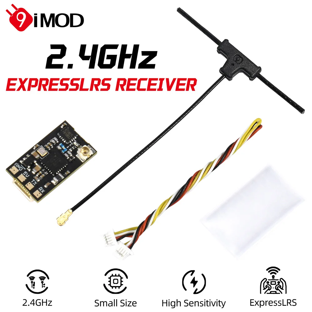 Nano 2.4G ExpressLRS ELRS Receiver for FPV Freestyle Long Range Drones DIY Parts