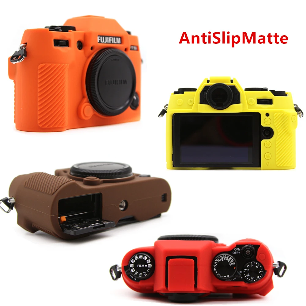 XT50 الملمس المطاط السيليكون حالة غطاء الجسم الجلد لكاميرا Fujifilm X-T50 فوجي XT50