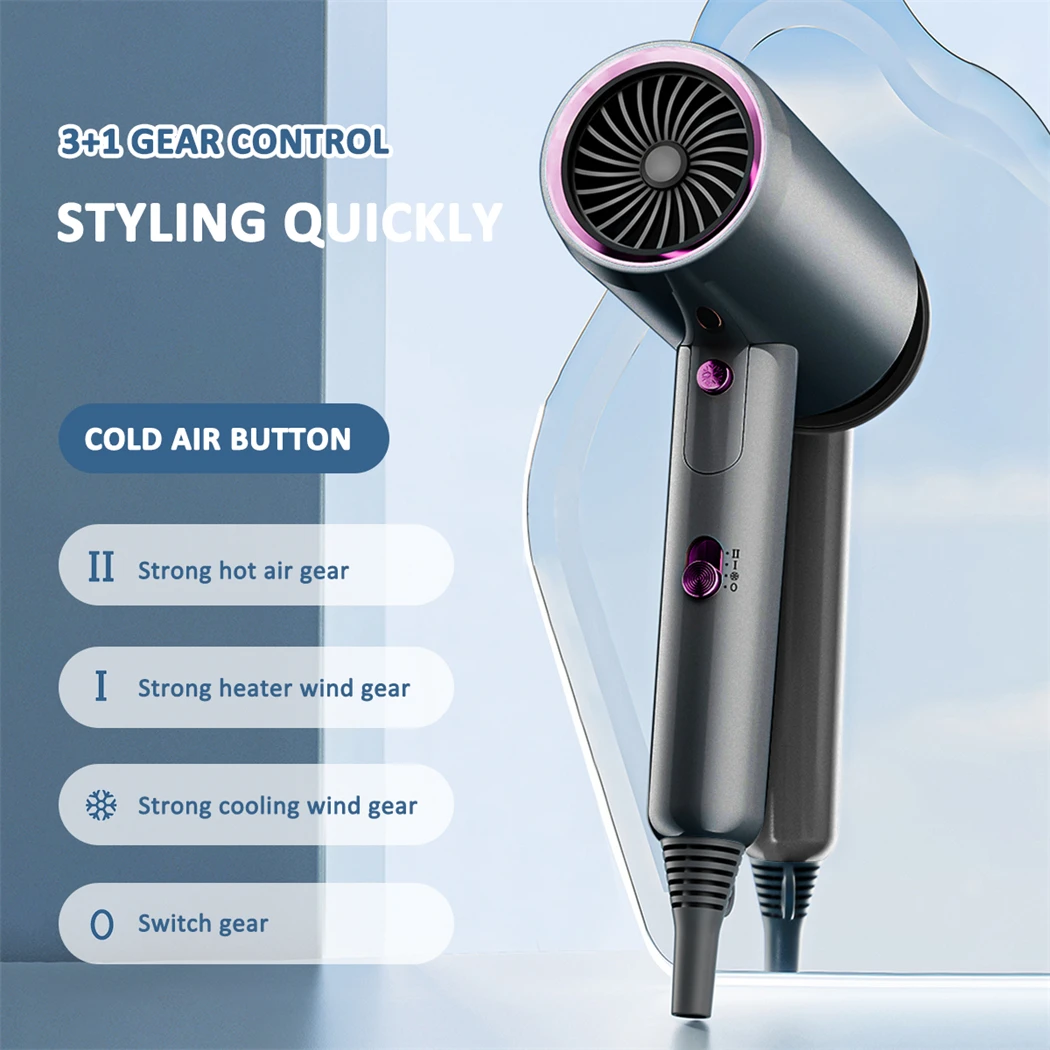 Hair Dryer Household Negative Ion High Speed Hot and Cold Air High Power Internet Celebrity Hair Dryer Hair Salon