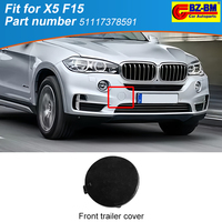 Front Rear Bumper Trailer Tow Eye Hook Cap Cover for BMW X5 F15 51117378591 51118060131 51118066726 51118065933 51118056868