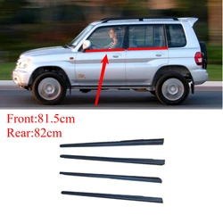 4 Pieces Out Glass Rubber for Pajero Mini H60 MR351775 Weather Strip for Montero Pinin MR365451 Moulding for Shogun H70