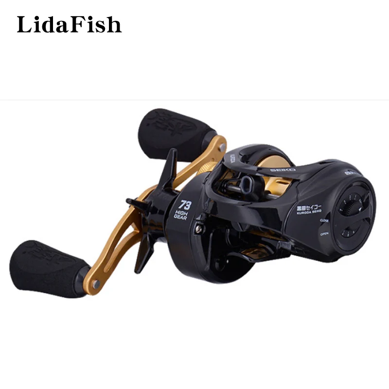 

5+1BB Magnetic Brake System Ultra Light Fishing Reel 7.3:1 Gear Ratio Alloy Spool Baitcasting Wheel Fishing Accessories