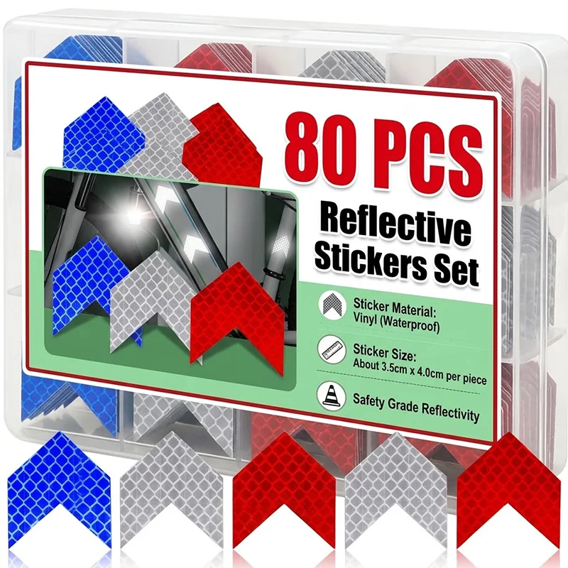 Cycling Gear Indoor - Arrow Reflective Decals Waterproof Night Safety
